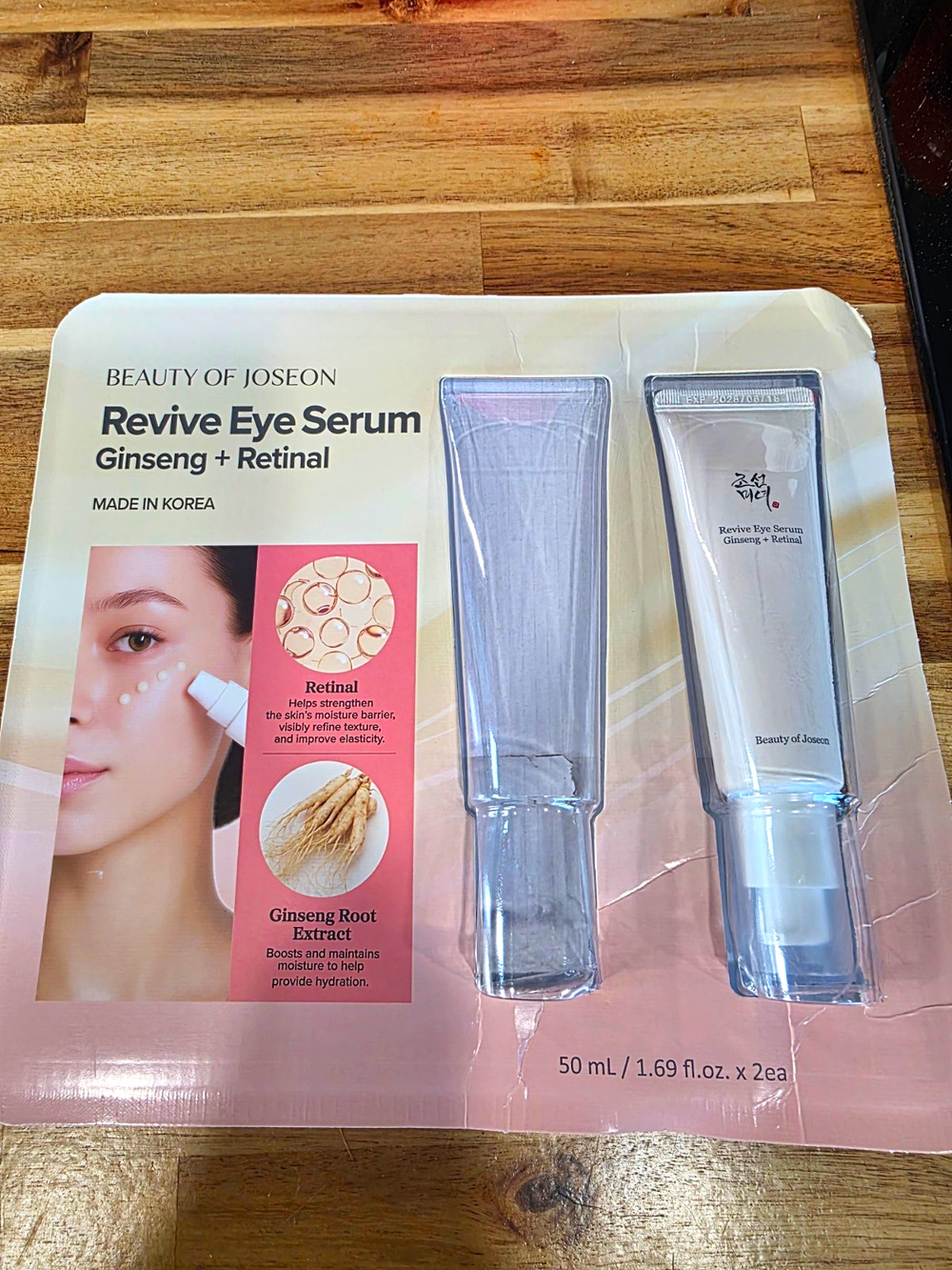 Beauty of Joseon Revive Eye Serum Ginseng + Retinal 50ml 1.69oz Open Box qty 1